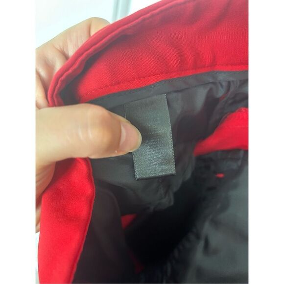 Express red dress pants size 8R work attire skinny style columnist - Picture 4 of 5